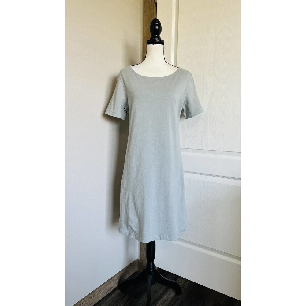 Bryn Walker Sz Small Solid Gray Heavy Cotton Tuni… - image 2